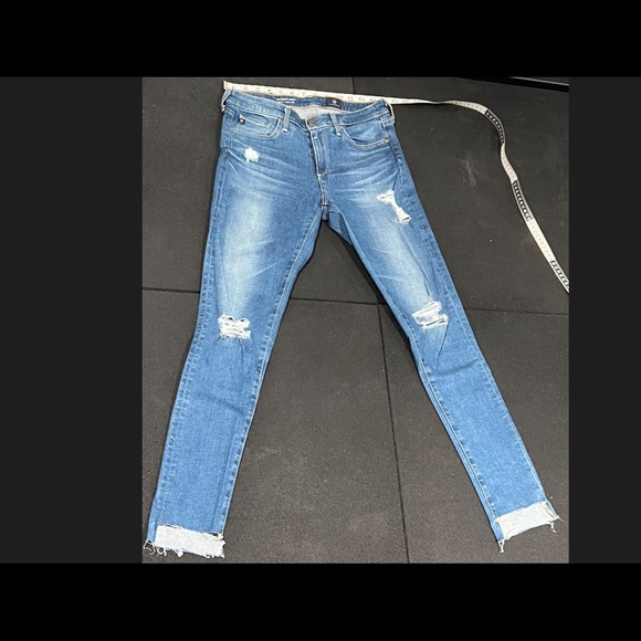 Anthro AG The Middi Mid-Rise Skinny Ankle Jeans - Picture 8 of 16